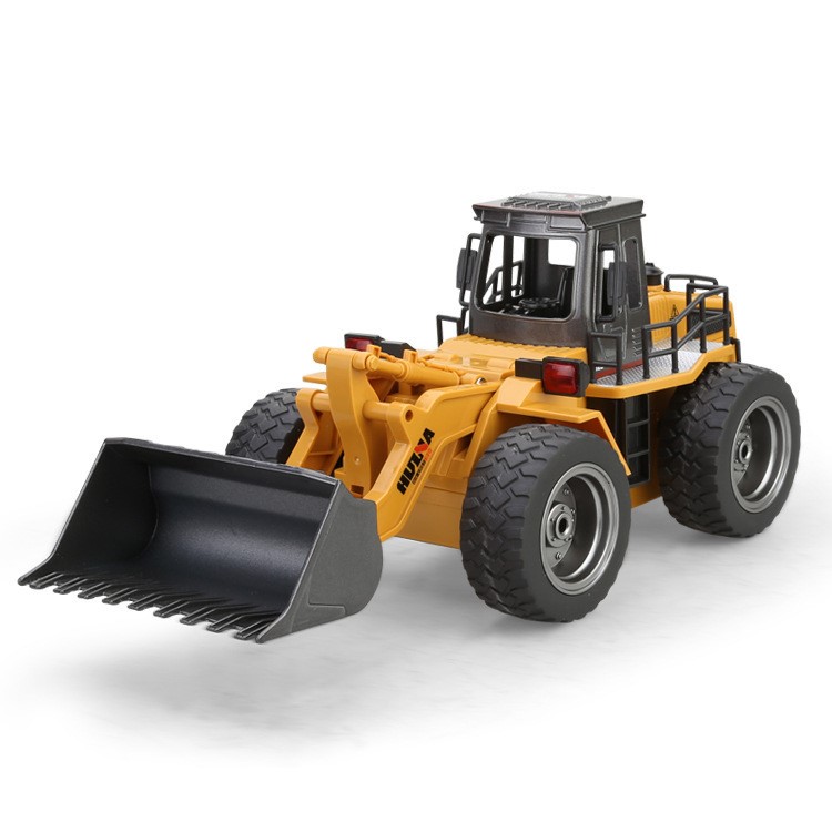 HUINA 1520 RC engineering truck radio control excavator toy alloy metal bulldozer forklift tractor