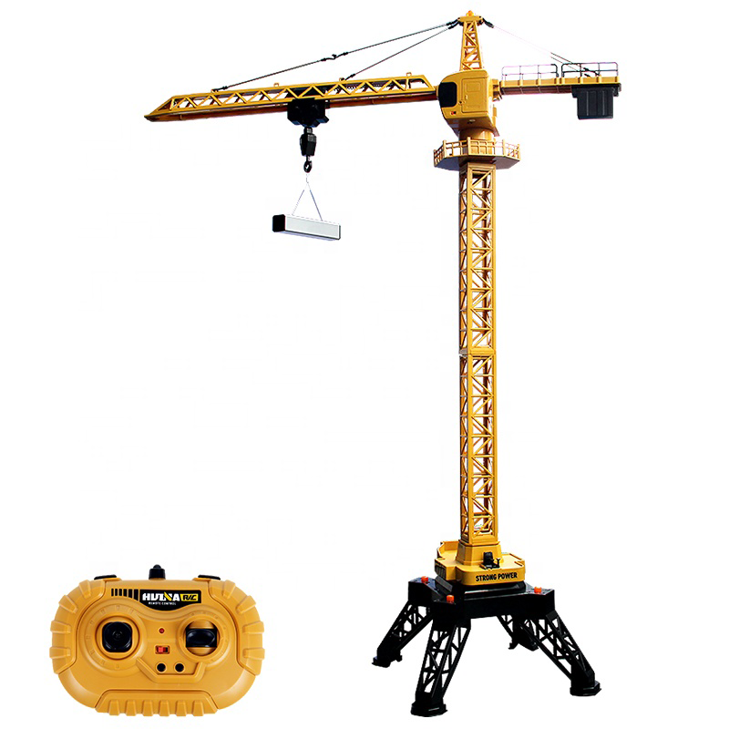Huina 1585 metal 1/14 diecast rc construction equipment tow hook zinc alloy rc tower crane toy