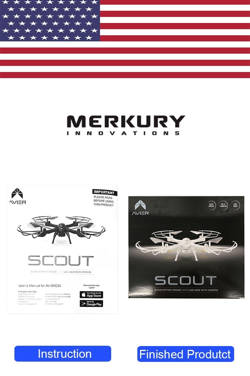Drone worked with Mekury company