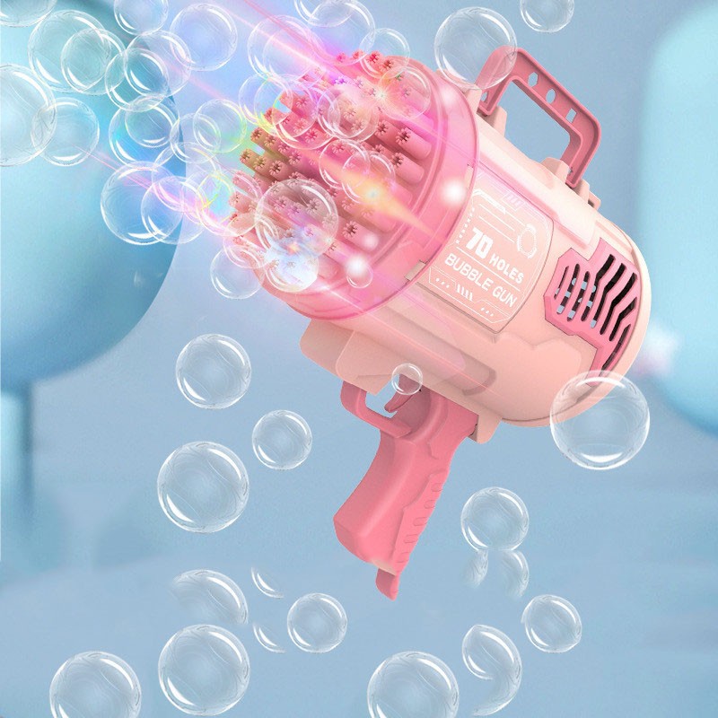 Tiktok trend Bazooka gatling blower bubbl machine gun bubble toys