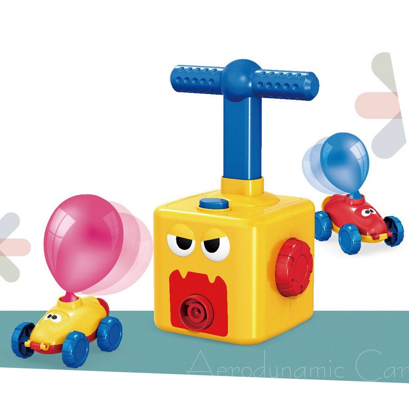 Baby toys 3in1 portable plastic cartoon mini air inflator pump car kids hand balloon pump inflator