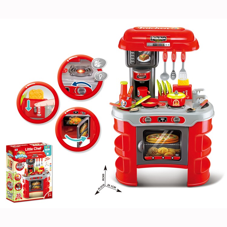 Toy Pretent Play House Baking Set Toys For Kids Cooking Tableware Cooking Toys Kitchen Play Set