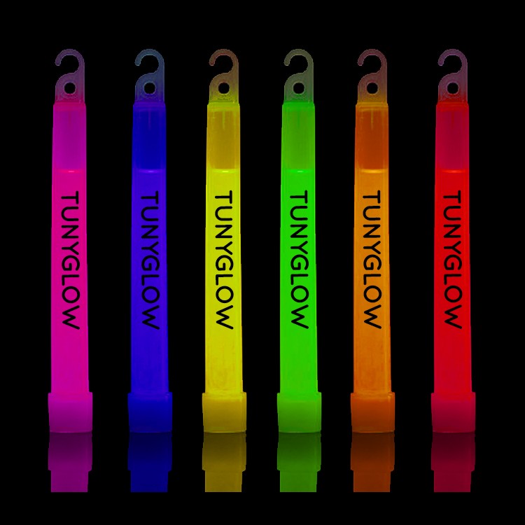 Custom wedding 6in big freezing brightest glowsticks party luminous neon light glow sticks in pool