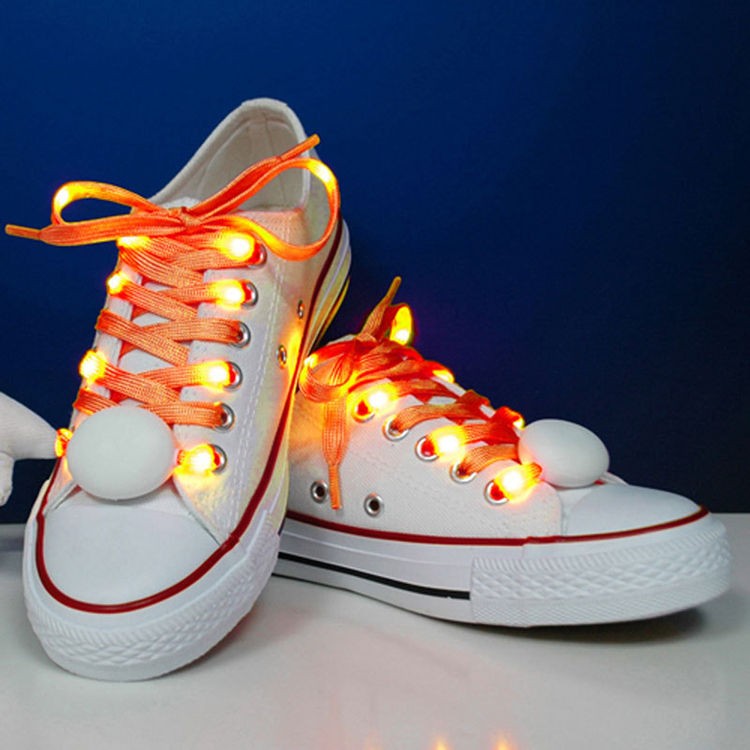 Coolerstuff shoe laces glow in the dark led light luminous shoelace