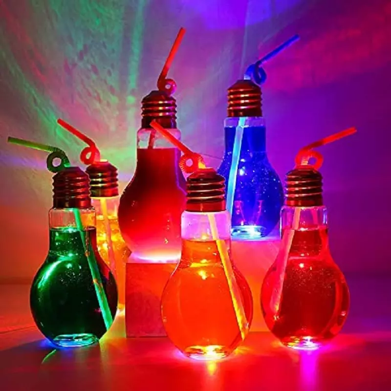 Dropshipping lightbulb jars drinking plastic light bulb bottle